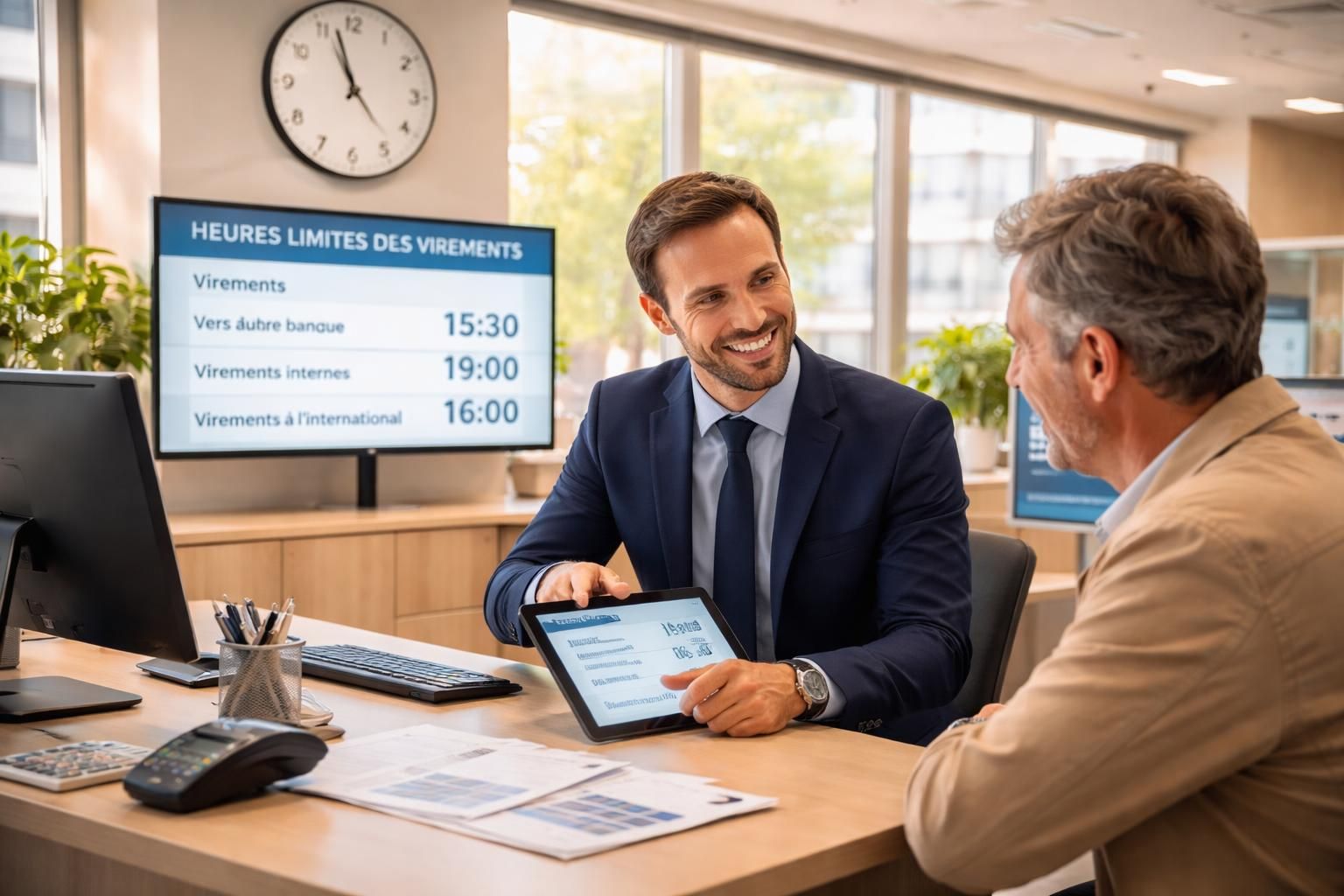 découvrez jusqu'à quelle heure vous pouvez recevoir un virement bancaire et comment optimiser vos transactions pour un traitement rapide et sûr.