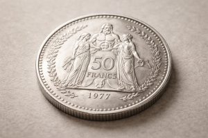 découvrez comment évaluer la valeur d'une pièce de 50 francs hercule en argent datant de 1977, avec des conseils d'experts et des informations sur le marché numismatique actuel.