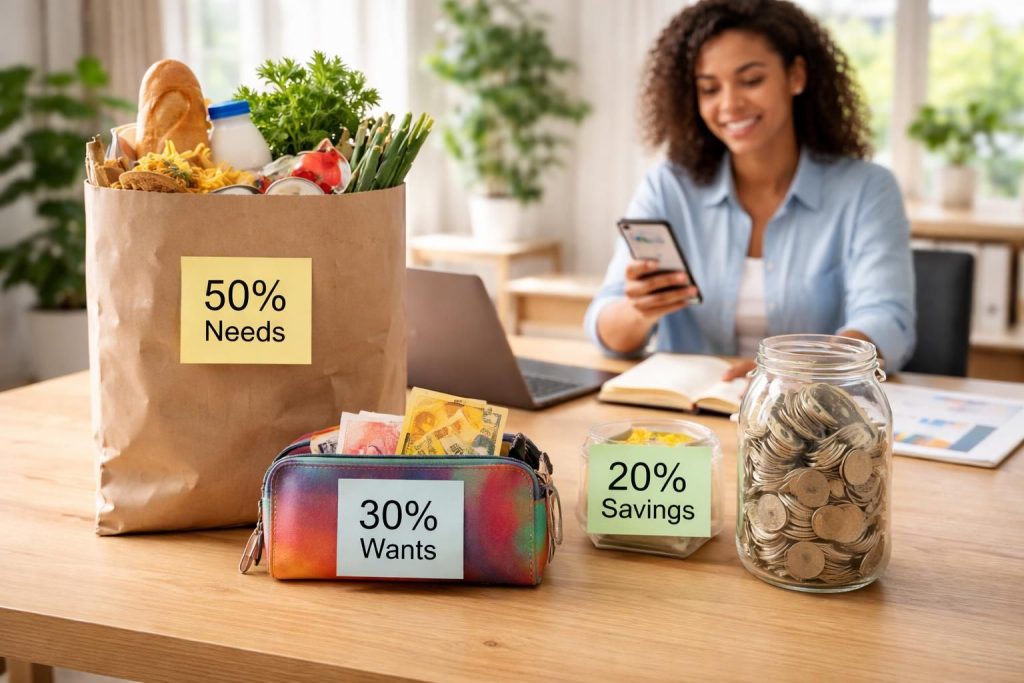 découvrez comment la règle 50-30-20 vous aide à économiser facilement de l'argent en répartissant intelligemment votre budget entre besoins, envies et épargne.
